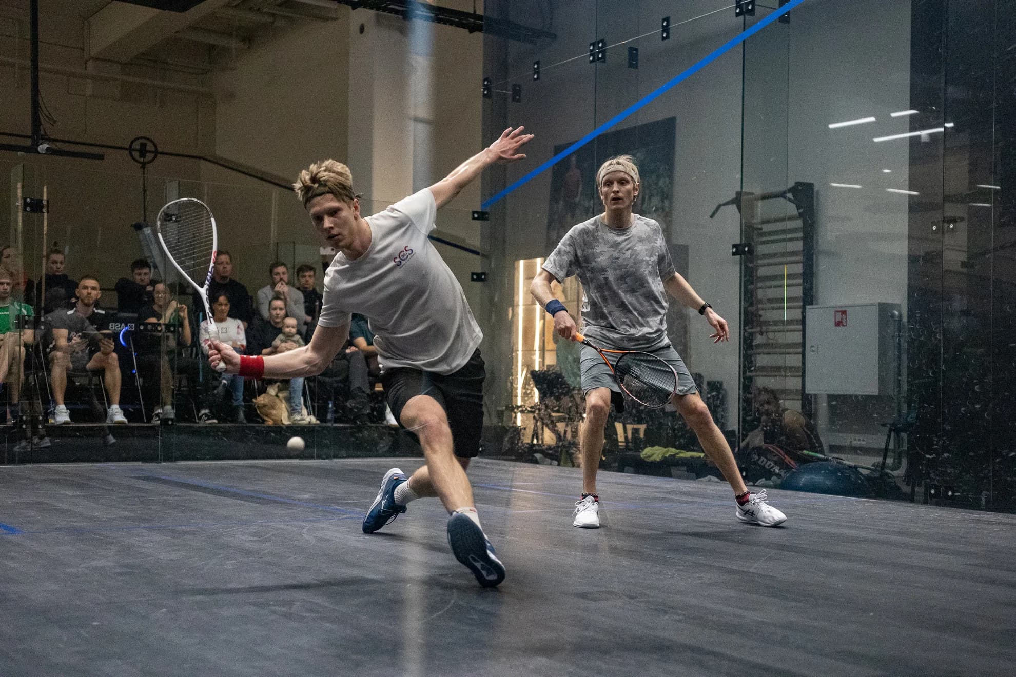 Squash court at Yolo Squash club in T1 centre